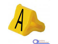 PY-01003AV40.A  маркер Partex PY-01 символ  "A" 200 шт. в уп., для диаметра 1.0-2.0 мм, жёлтый/чёрный