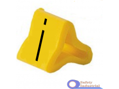 PY-01003AV40.I  маркер Partex PY-01 символ  "I" 200 шт. в уп., для диаметра 1.0-2.0 мм, жёлтый/чёрный