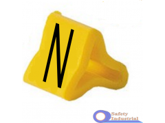 PY-01003AV40.N  маркер Partex PY-01 символ  "N" 200 шт. в уп., для диаметра 1.0-2.0 мм, жёлтый/чёрный