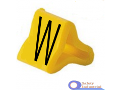 PY-01003AV40.W  маркер Partex PY-01 символ  "W" 200 шт. в уп., для диаметра 1.0-2.0 мм, жёлтый/чёрный