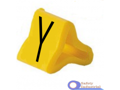 PY-01003AV40.Y  маркер Partex PY-01 символ  "Y" 200 шт. в уп., для диаметра 1.0-2.0 мм, жёлтый/чёрный