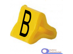 PY-01003BV40.B маркер Partex PY-01 символ "B" катушка 1000 шт., для диаметра 1.0-2.0 мм, жёлтый/чёрный