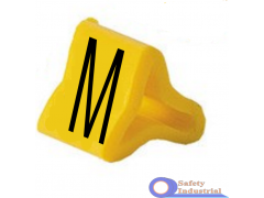 PY-01003BV40.М маркер Partex PY-01 символ "М" катушка 1000 шт., для диаметра 1.0-2.0 мм, жёлтый/чёрный