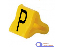 PY-01003BV40.P маркер Partex PY-01 символ "P" катушка 1000 шт., для диаметра 1.0-2.0 мм, жёлтый/чёрный