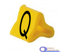 PY-01003BV40.Q маркер Partex PY-01 символ "Q" катушка 1000 шт., для диаметра 1.0-2.0 мм, жёлтый/чёрный